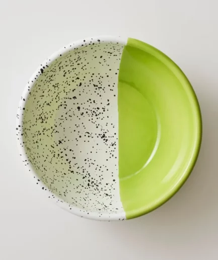 Miska emaliowana zielona