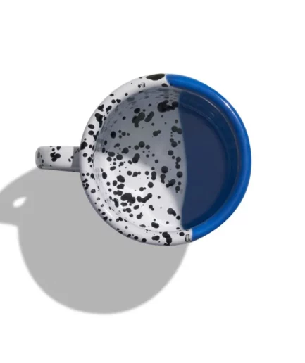 Kubek emaliowany niebieski