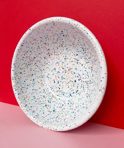 Miska emaliowana biała