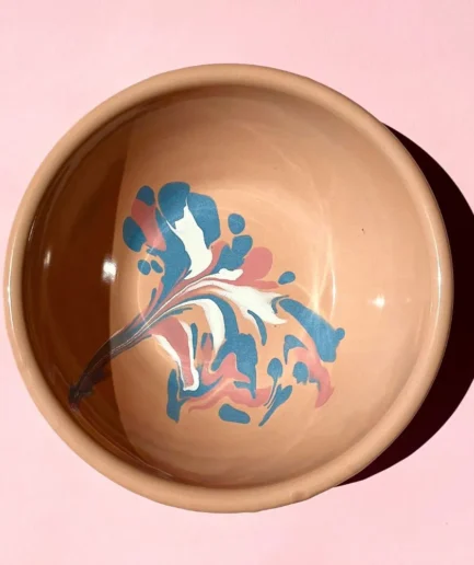 Miska brzoskwiniowa emaliowana