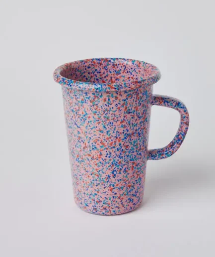 Kubek emaliowany różowy Flow Fest 450 ml