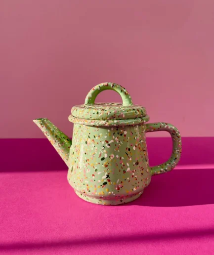 Czajniczek emaliowany miętowy Blush Meadow