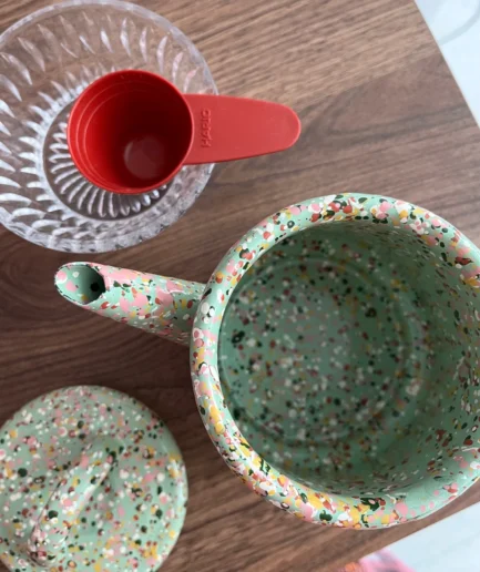 Czajniczek emaliowany miętowy Blush Meadow