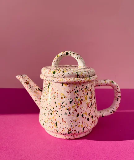 Czajniczek emaliowany różowy Blush Meadow