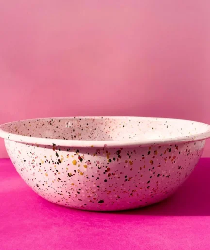 Miska emaliowana duża 34 cm Blush Meadow