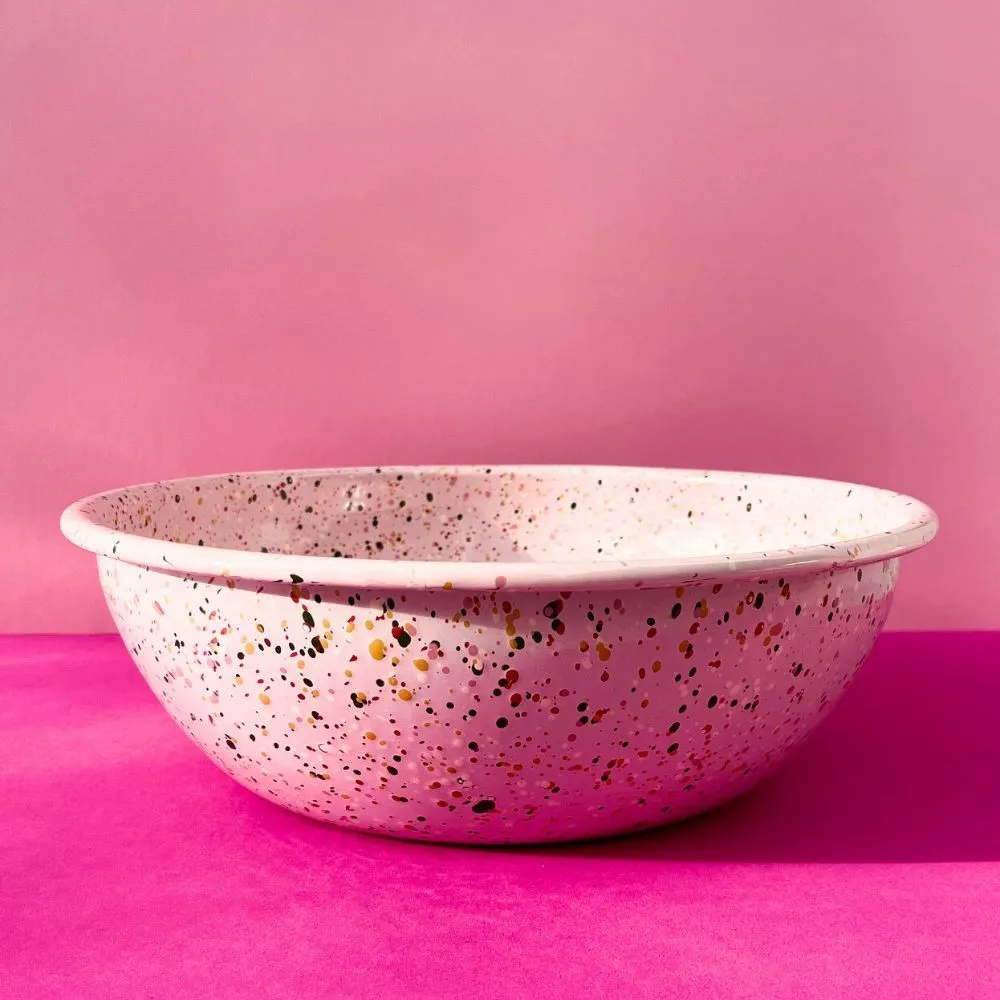 Miska emaliowana duża 34 cm Blush Meadow Miska emaliowana duża 34 cm Blush Meadow