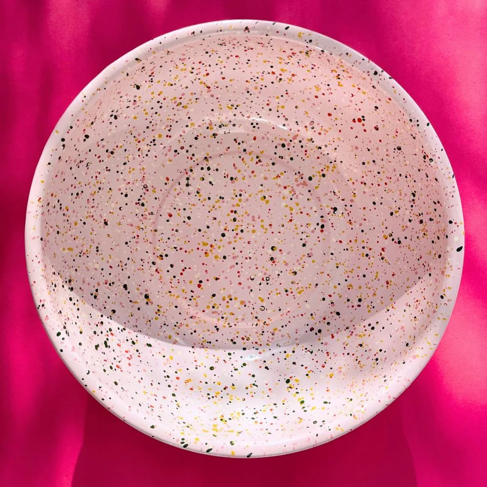 Miska emaliowana duża 34 cm Blush Meadow Miska emaliowana duża 34 cm Blush Meadow